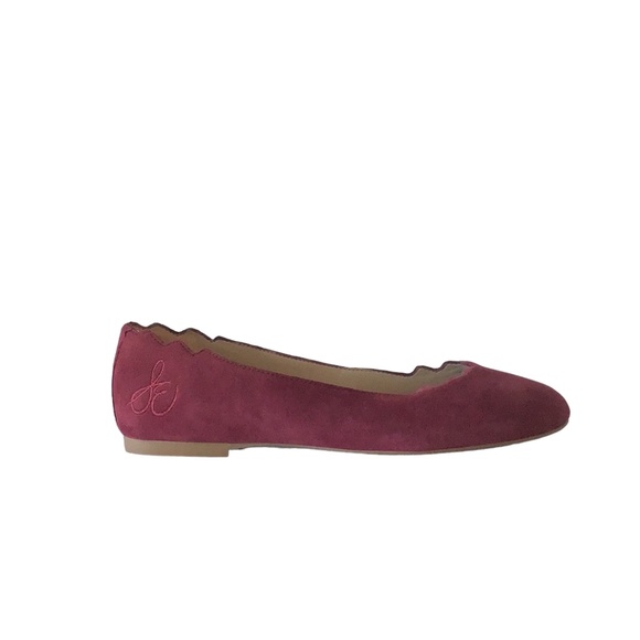Sam Edelman Fennigan Suede Scalloped Flats, size 7 - Picture 2 of 14